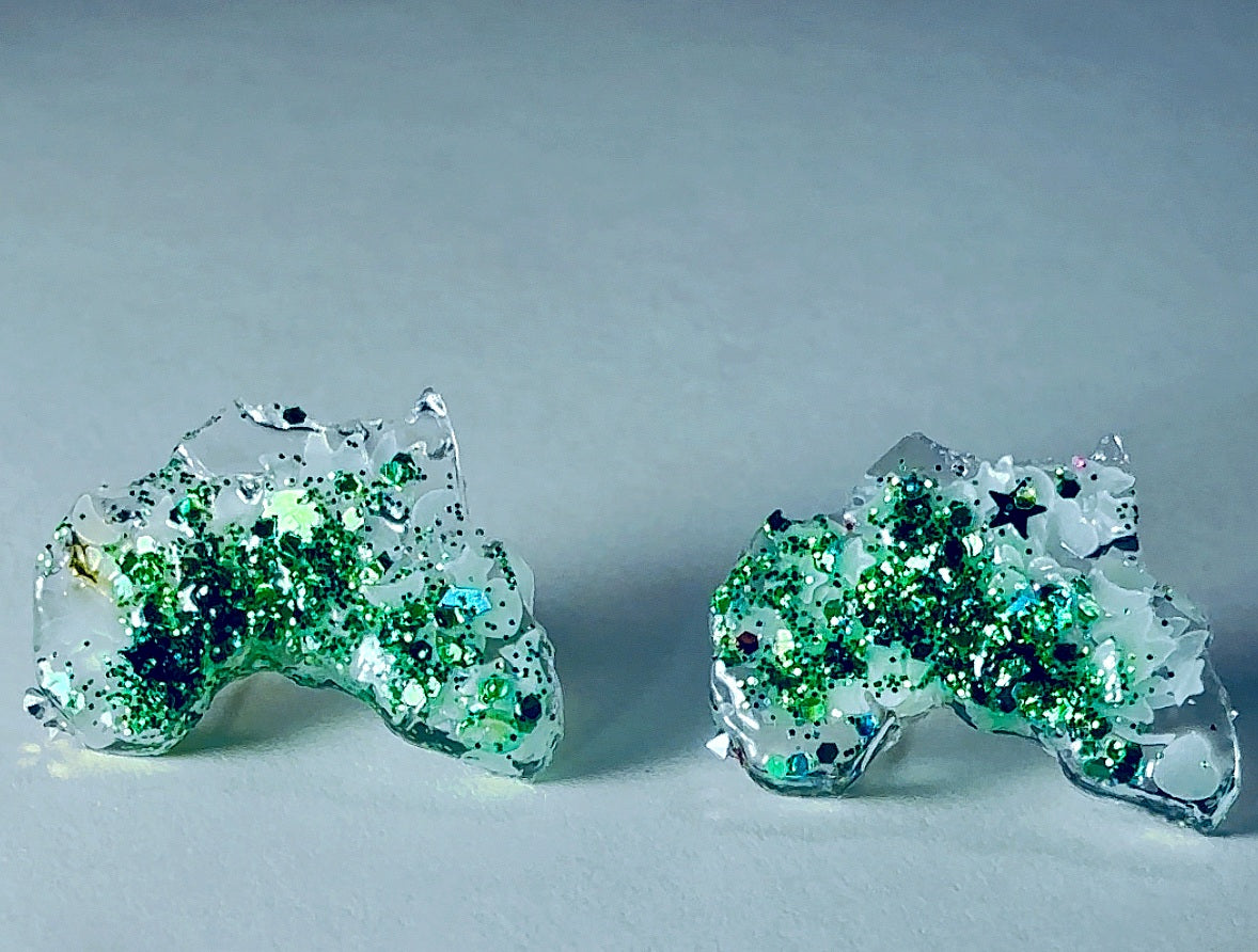 One-of-a-Kind Sparkle – Handmade Africa Earrings