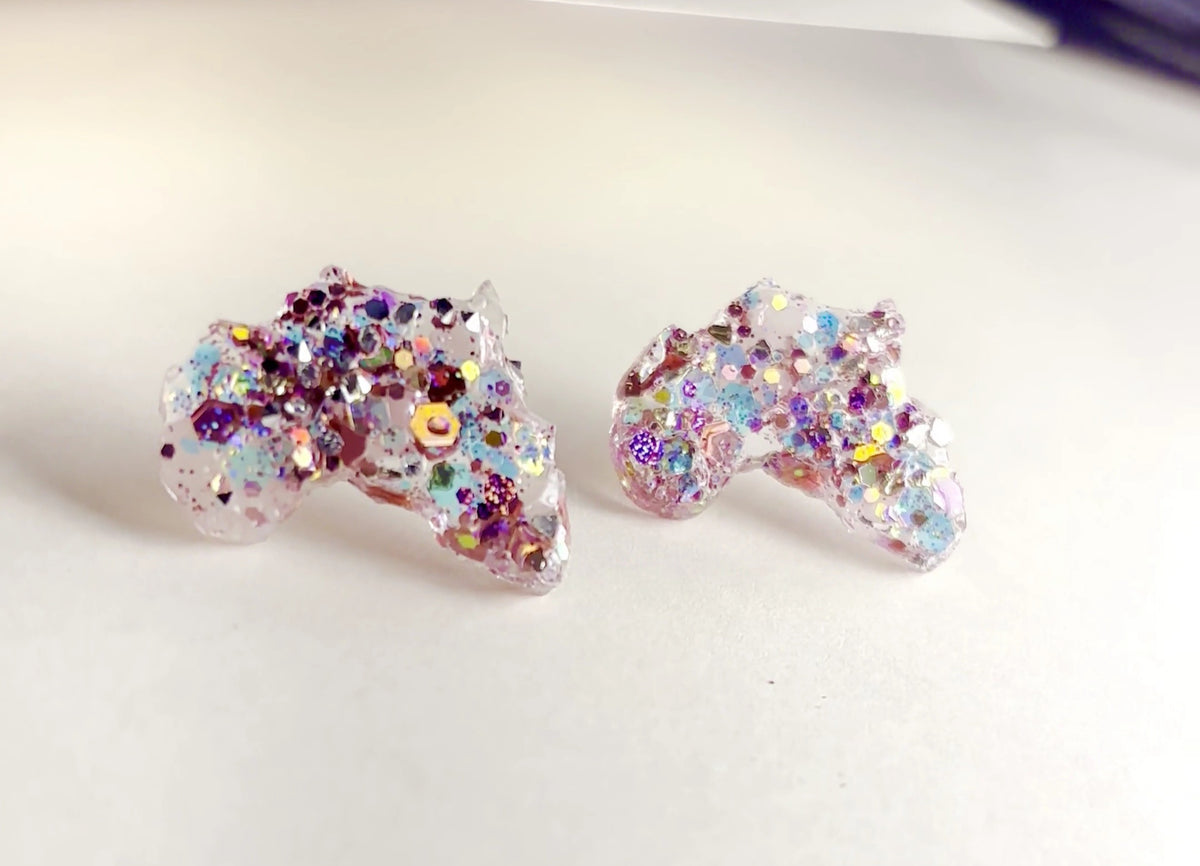 One-of-a-Kind Sparkle – Handmade Africa Earrings
