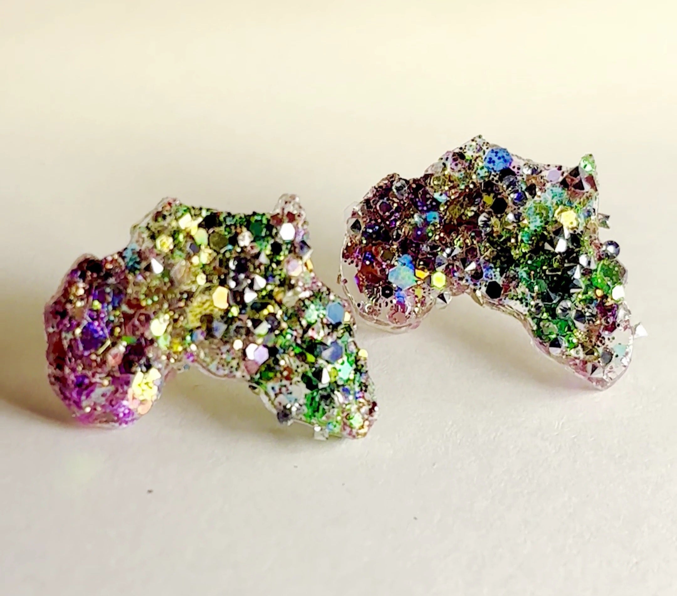 One-of-a-Kind Sparkle – Handmade Africa Earrings